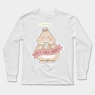 Fat Bunny Get well soon Bunniesmee Long Sleeve T-Shirt